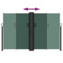 Toldo lateral retráctil verde oscuro 160x600 cm de vidaXL, Sombrillas - Ref: Foro24-4004635, Precio: 130,46 €, Descuento: %