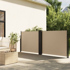 Beige einziehbare Seitenmarkise 120x1000 cm von vidaXL, Sonnenschirme - Ref: Foro24-4004705, Preis: 111,99 €, Rabatt: %