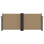 Toldo lateral retráctil gris taupe 100x1000 cm de vidaXL, Sombrillas - Ref: Foro24-4004694, Precio: 107,64 €, Descuento: %