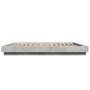 Bed frame with LED lights concrete gray wood 150x200 cm by vidaXL, Beds and slatted bases - Ref: Foro24-3281094, Price: 199,0...