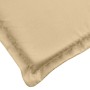 Kissen für niedrige Rückenlehne, 4 Einheiten, beige Melange-Stoff, 100 x 50 x 4 cm von vidaXL, Kissen für Stühle und Sofas - ...