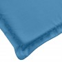 Cojines silla respaldo bajo 2 ud tela azul melange 100x50x4 cm de vidaXL, Cojines para sillas y sofás - Ref: Foro24-4002457, ...