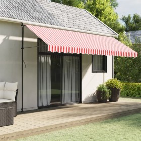 Replacement awning border fabric red and white stripes 4.5 m by vidaXL, Awnings - Ref: Foro24-367801, Price: 14,99 €, Discoun...