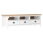 Hill TV cabinet solid white pine wood 158x40x47 cm by vidaXL, TV Furniture - Ref: Foro24-288930, Price: 146,16 €, Discount: %