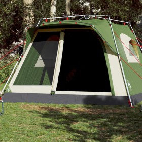 Family camping tent 7 people quick opening green by vidaXL, tents - Ref: Foro24-4004216, Price: 228,99 €, Discount: %