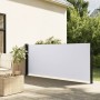 Toldo lateral retráctil blanco 140x500 cm de vidaXL, Sombrillas - Ref: Foro24-4004421, Precio: 104,64 €, Descuento: %