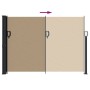 Toldo lateral retráctil gris taupe 140x300 cm de vidaXL, Sombrillas - Ref: Foro24-4004304, Precio: 94,69 €, Descuento: %