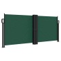 Toldo lateral retráctil verde oscuro 100x1000 cm de vidaXL, Sombrillas - Ref: Foro24-4004695, Precio: 107,64 €, Descuento: %