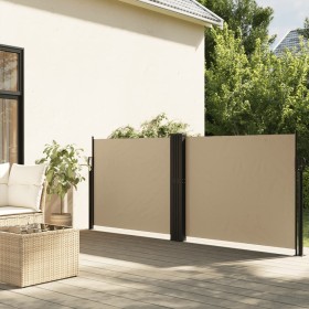 Toldo lateral retráctil beige 100x600 cm de vidaXL, Sombrillas - Ref: Foro24-4004585, Precio: 103,99 €, Descuento: %