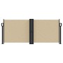 Toldo lateral retráctil beige 100x600 cm de vidaXL, Sombrillas - Ref: Foro24-4004585, Precio: 103,08 €, Descuento: %