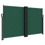 Toldo lateral retráctil verde oscuro 140x1000 cm de vidaXL, Sombrillas - Ref: Foro24-4004725, Precio: 124,99 €, Descuento: %