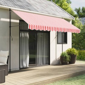 Replacement awning border fabric red and white stripes 3.5 m by vidaXL, Awnings - Ref: Foro24-367799, Price: 13,99 €, Discoun...