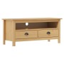 Hill TV-Schrank aus massivem Kiefernholz, honigbraun, 110 x 40 x 47 cm von vidaXL, TV-Möbel - Ref: Foro24-288923, Preis: 89,9...