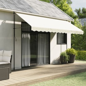 Tela de cenefa de toldo de repuesto rayas crema 4 m de vidaXL, Toldos - Ref: Foro24-367752, Precio: 15,99 €, Descuento: %