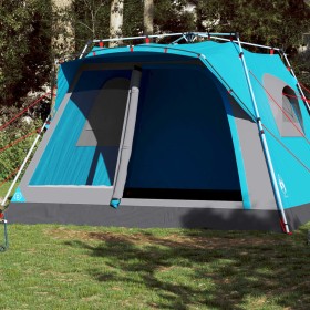 Family tent 7 people quick opening blue by vidaXL, tents - Ref: Foro24-4004217, Price: 220,75 €, Discount: %