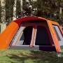 Family tent with porch 9 people quick opening orange by vidaXL, tents - Ref: Foro24-4004215, Price: 342,39 €, Discount: %