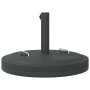 Base de sombrilla redonda con asas para palo Ø38/48 mm 25 kg de vidaXL, Bases para sombrillas - Ref: Foro24-4007986, Precio: ...