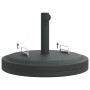 Round umbrella base with handles for pole Ø38/48 mm 25 kg by vidaXL, Umbrella bases - Ref: Foro24-4007986, Price: 64,81 €, Di...