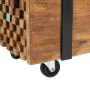 Solid teak wood TV cabinet 110x30x32.5 cm by vidaXL, TV Furniture - Ref: Foro24-326173, Price: 91,58 €, Discount: %