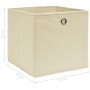 Cajas de almacenaje 4 uds tela color rema 32x32x32 cm de vidaXL, Cestas para almacenaje - Ref: Foro24-288357, Precio: 22,60 €...