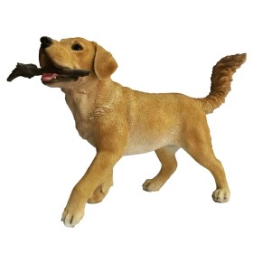 Esschert Design Labrador statue with stick 62.6x23.7x40 cm by Esschert Design, Lawn Ornaments and Garden Sculptures - Ref: Fo...