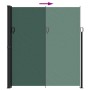 Toldo lateral retráctil verde oscuro 220x600 cm de vidaXL, Sombrillas - Ref: Foro24-4004575, Precio: 129,48 €, Descuento: %