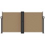 Toldo lateral retráctil gris taupe 120x600 cm de vidaXL, Sombrillas - Ref: Foro24-4004604, Precio: 111,50 €, Descuento: %