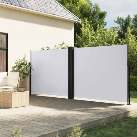 Toldo lateral retráctil blanco 160x1200 cm de vidaXL, Sombrillas - Ref: Foro24-4004826, Precio: 145,74 €, Descuento: %