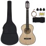 Set de guitarra clásica para niños principiantes 8 pzas 1/2 34" de vidaXL, Guitarras - Ref: Foro24-70123, Precio: 61,92 €, De...