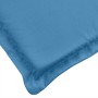 High back chair cushions 2 pcs blue melange fabric 120x50x4 cm by vidaXL, Cushions for chairs and sofas - Ref: Foro24-4002424...