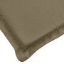 Low back chair cushions 4 units taupe melange fabric 100x50x4 cm by vidaXL, Cushions for chairs and sofas - Ref: Foro24-40024...