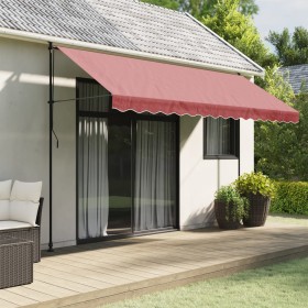 Burgundy striped replacement awning valance fabric 4 m by vidaXL, Awnings - Ref: Foro24-367776, Price: 13,99 €, Discount: %