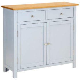 Solid oak wood sideboard 90x33.5x83 cm by vidaXL, Sideboards - Ref: Foro24-288634, Price: 207,99 €, Discount: %