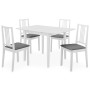 Juego de muebles de comedor 5 piezas MDF blanco de vidaXL, muebles para cocinas y comedores - Ref: Foro24-276396, Precio: 392...