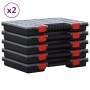 Accessory boxes 10 units polypropylene 40x30x5 cm by vidaXL, Toolboxes - Ref: Foro24-3106444, Price: 94,32 €, Discount: %