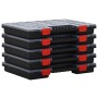 Accessory boxes 10 units polypropylene 40x30x5 cm by vidaXL, Toolboxes - Ref: Foro24-3106444, Price: 94,32 €, Discount: %