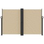 Toldo lateral retráctil beige 160x600 cm de vidaXL, Sombrillas - Ref: Foro24-4004630, Precio: 125,60 €, Descuento: %