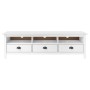 Hill TV cabinet solid white pine wood 158x40x47 cm by vidaXL, TV Furniture - Ref: Foro24-288928, Price: 117,79 €, Discount: %