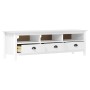 Hill TV cabinet solid white pine wood 158x40x47 cm by vidaXL, TV Furniture - Ref: Foro24-288928, Price: 117,79 €, Discount: %