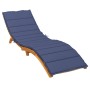 Cushion for sun lounger in navy blue Oxford fabric by vidaXL, Cushions for chairs and sofas - Ref: Foro24-378797, Price: 44,5...