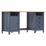 Hill Range desk gray pine wood 150x50x74 cm by vidaXL, Desks - Ref: Foro24-289001, Price: 180,90 €, Discount: %