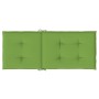 High back chair cushions 2 units green melange fabric 120x50x4cm by vidaXL, Cushions for chairs and sofas - Ref: Foro24-40024...