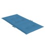 Cojines silla respaldo bajo 6 ud tela azul melange 100x50x4 cm de vidaXL, Cojines para sillas y sofás - Ref: Foro24-4002459, ...