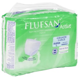 Flufsan Adult Incontinence Briefs 14 pieces size L by vidaXL, Incontinence products - Ref: Foro24-4008046, Price: 14,99 €, Di...