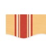 Replacement awning valance fabric, yellow orange stripes, 5 m. by vidaXL, Awnings - Ref: Foro24-367796, Price: 14,75 €, Disco...