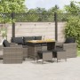 Set de muebles de jardín 6 pzas y cojines ratán sintético gris de vidaXL, Conjuntos de jardín - Ref: Foro24-3213557, Precio: ...