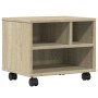 Druckerständer mit Sonoma-Eichenrädern 41x32x34,5 cm von vidaXL, Drucker unterstützt - Ref: Foro24-840613, Preis: 42,99 €, Ra...