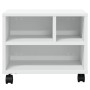 Soporte para impresora con ruedas blanco 41x32x34,5 cm de vidaXL, Soportes para impresoras - Ref: Foro24-840611, Precio: 39,9...