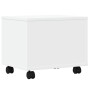 Soporte para impresora con ruedas blanco 41x32x34,5 cm de vidaXL, Soportes para impresoras - Ref: Foro24-840611, Precio: 39,9...