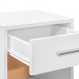 White engineered wood bedside table 35x34x65 cm by vidaXL, Nightstands - Ref: Foro24-840576, Price: 43,37 €, Discount: %